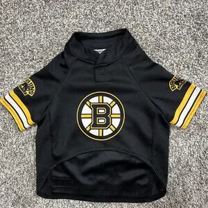 NHL Black Boston Bruins Hockey Pet Dog Jersey size medium